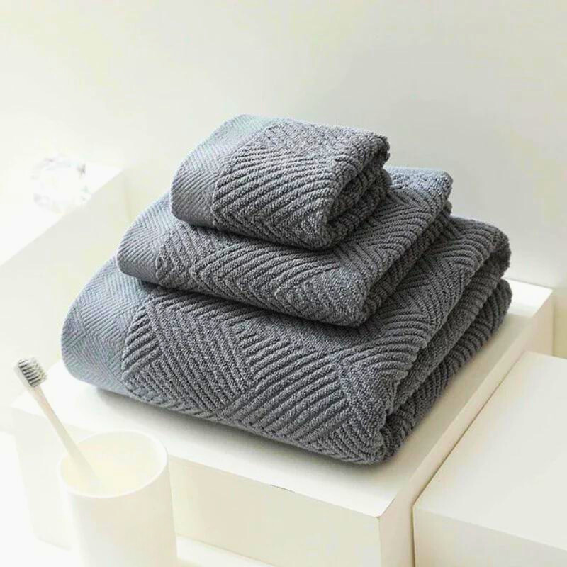 Aurora Plush Cotton Towel 3pc Set