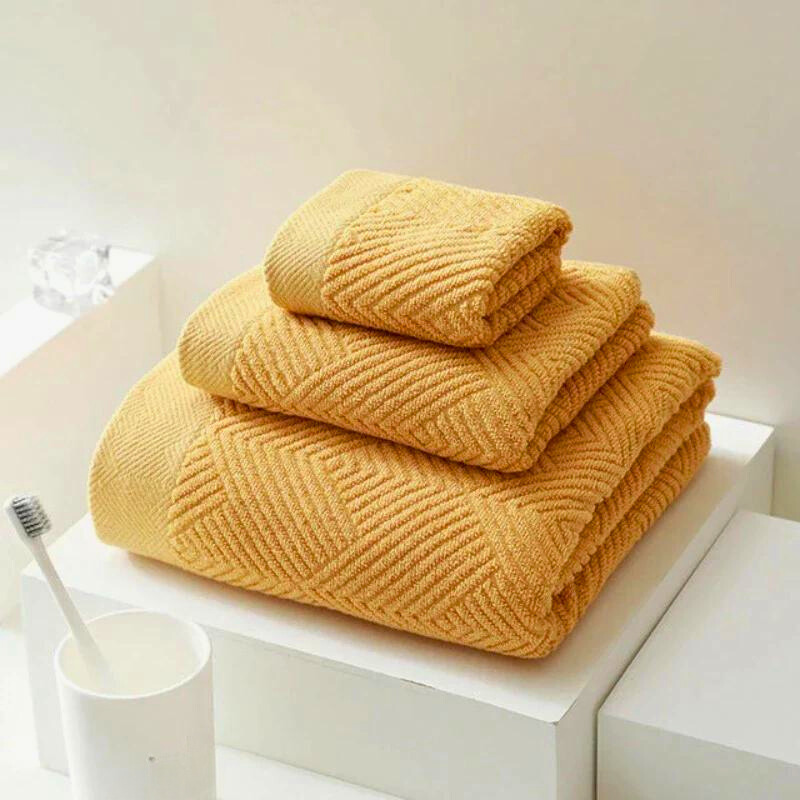 Aurora Plush Cotton Towel 3pc Set