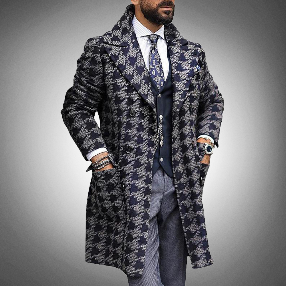 Carter Luxe Houndstooth Blazer Coat
