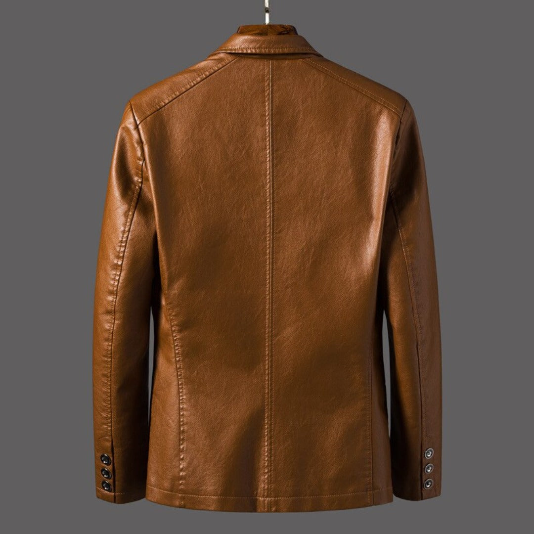 THE BARON LEGACY LEATHER BLAZER