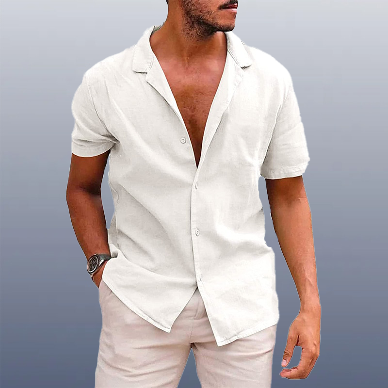 Jensen PrestigeCraft™ Relaxed Linen Shirt