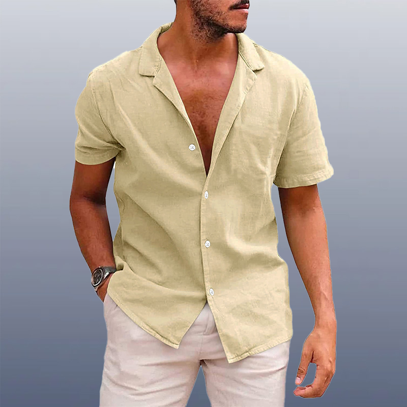 Jensen PrestigeCraft™ Relaxed Linen Shirt