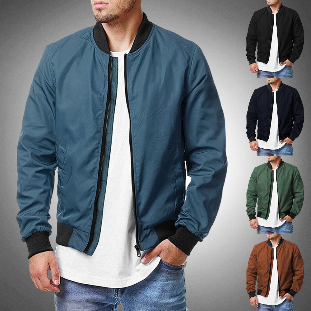 LUCIANNO CASUAL BOMBER JACKET