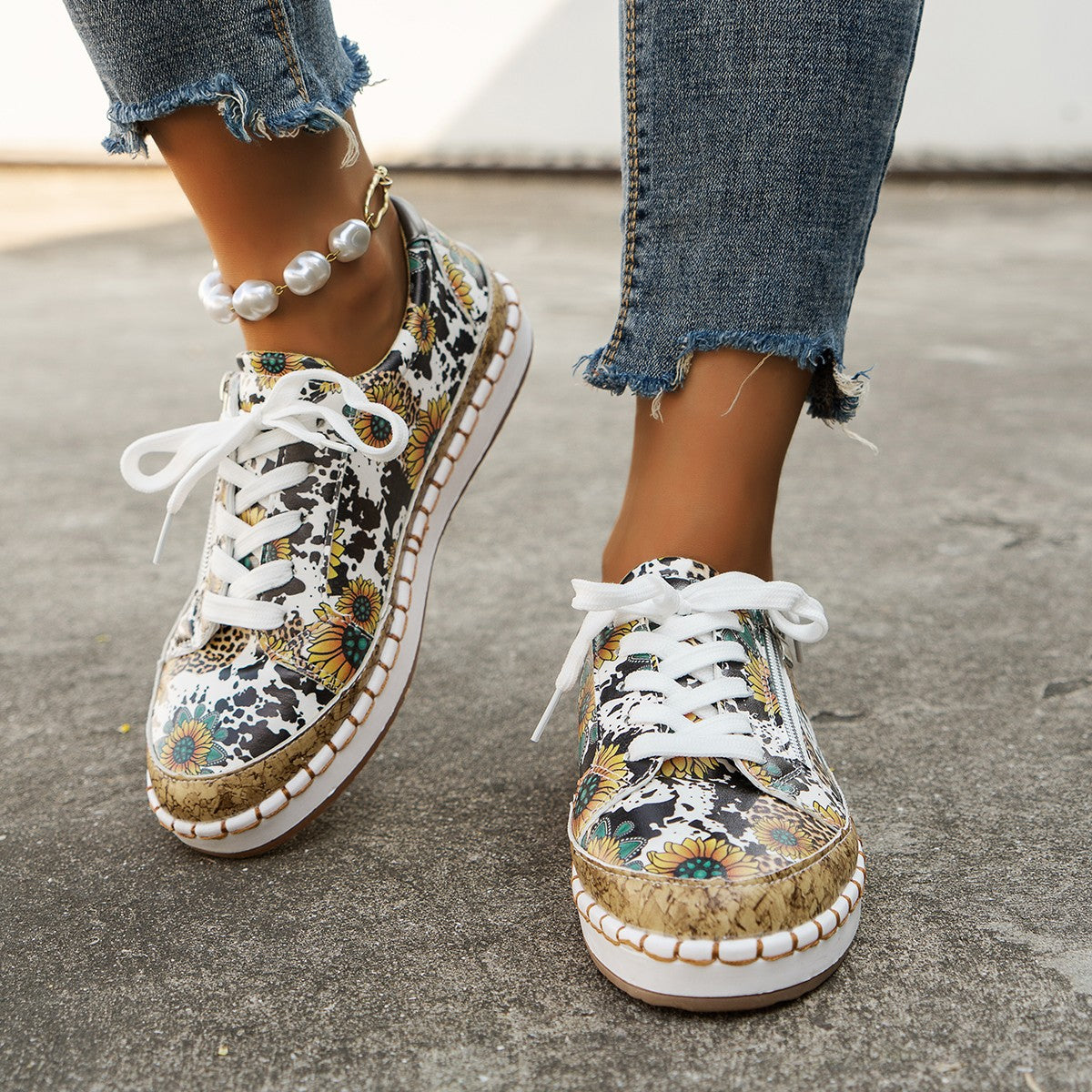 Ava Wildflower Chic Sneaker