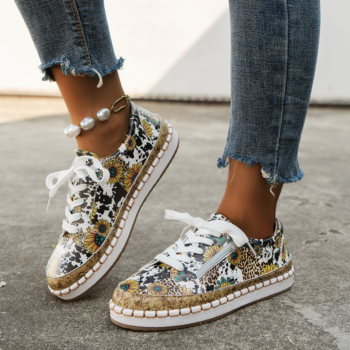 Ava Wildflower Chic Sneaker