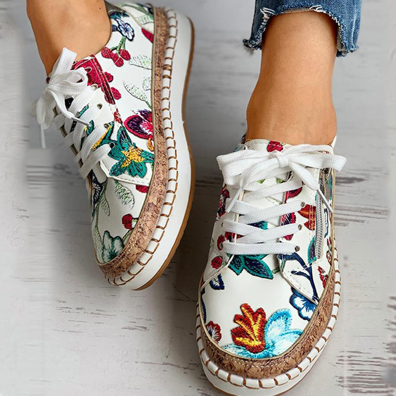 L'AURABLEND VIBRANT FLORAL SNEAKER