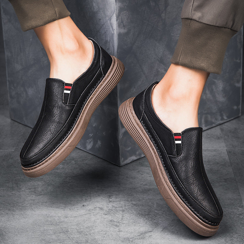 James Maverick Slip-On Leather Sneakers