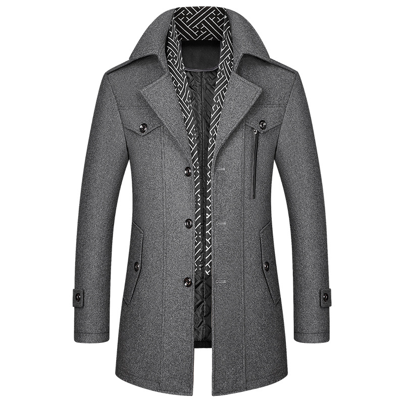 DEMY-DEVOÎR PRESTIGE VIRGIN WOOL OVERCOAT