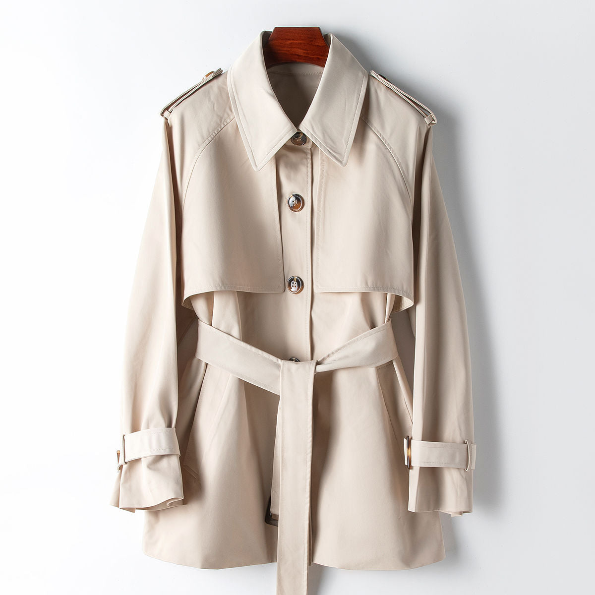 L'AMOURÉLLE BELTED TRENCH COAT BY VITTORIA VELURE™
