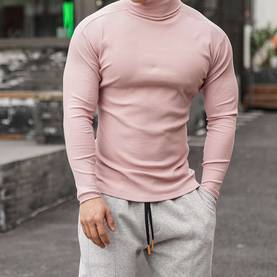 GYM FORCE MUSCLE-FIT TURTLENECK
