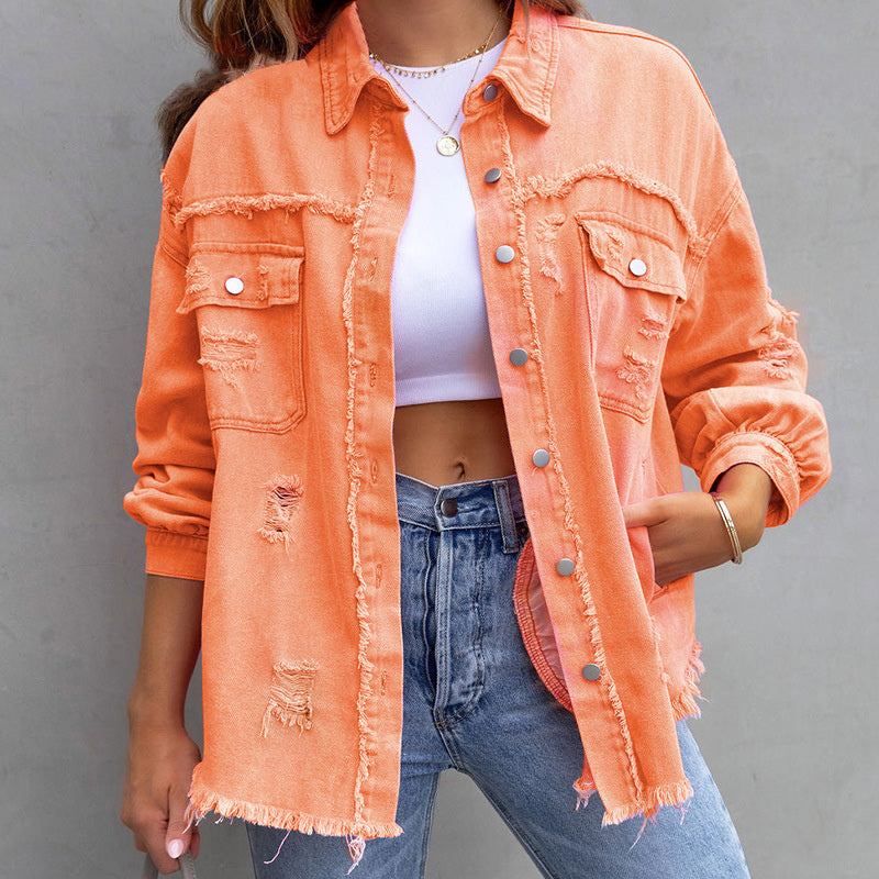 Calienne Relaxed Fit Denim Jacket