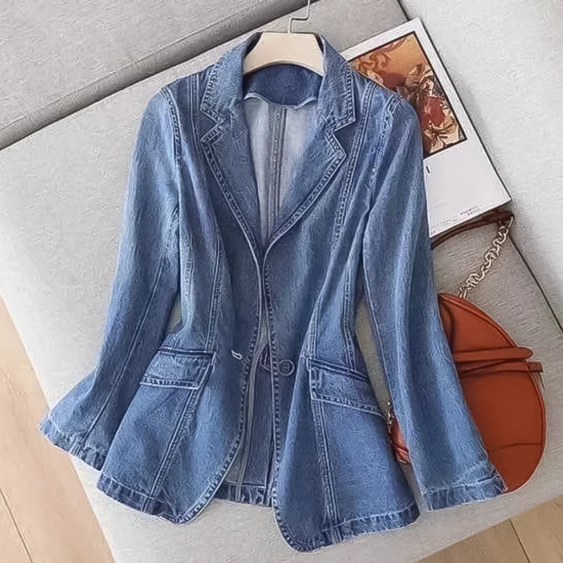 VALKYRIÉ ELEGANT DENIM BLAZER