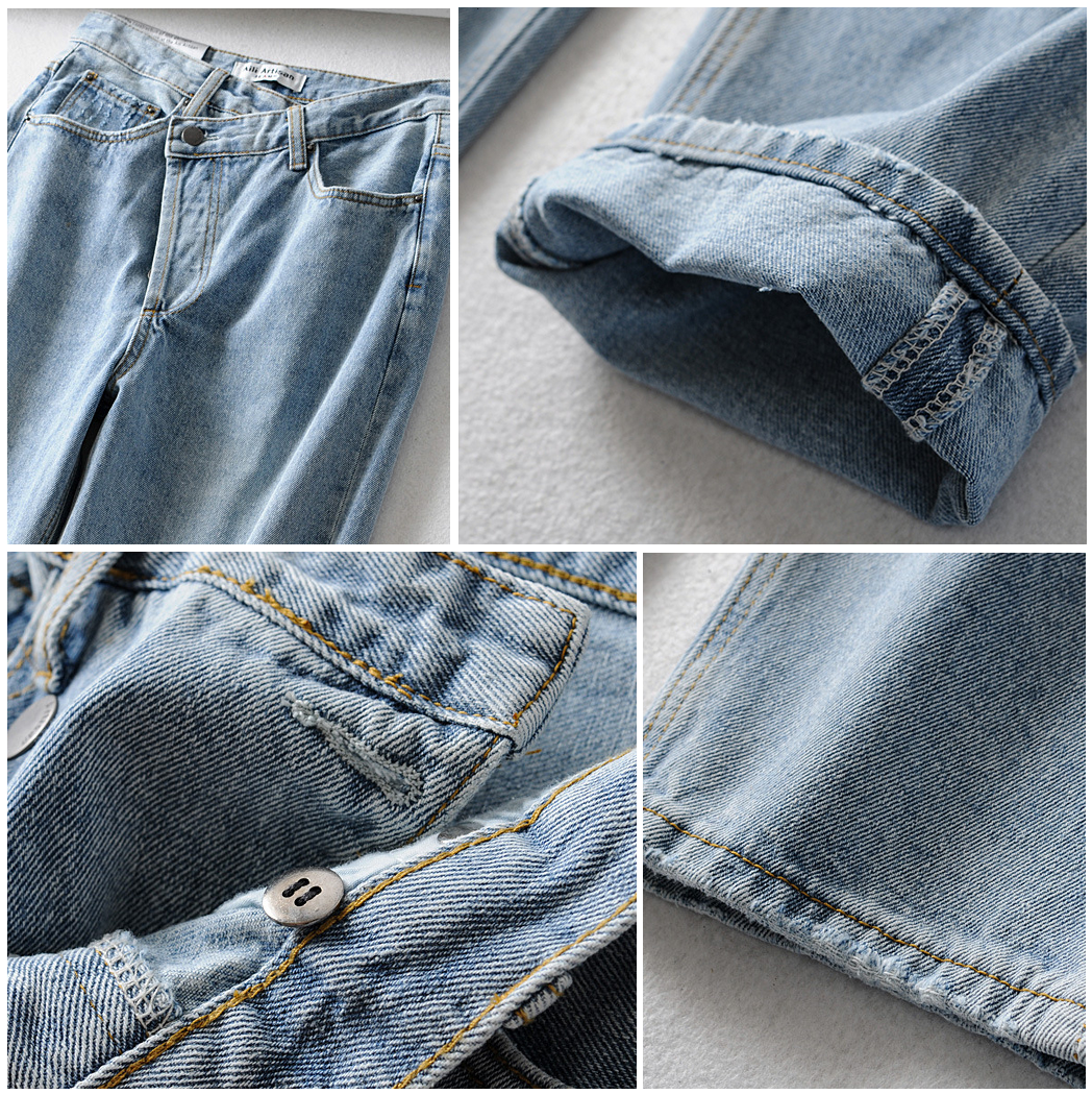 L'AURABLEND HIGH-WAISTED DENIM JEANS BY LILIAN-THOURAM™