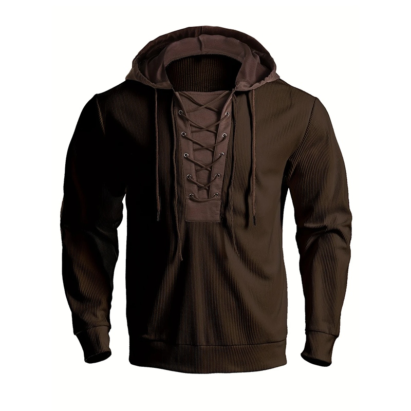 BRACIANNO CLASSIC LACE-UP HOODIE