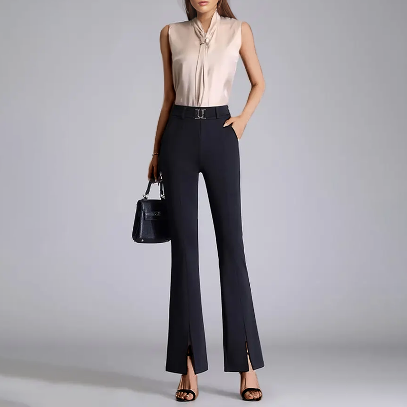 FABIENNE FLARED TROUSERS BY VITTORIA VELURE™