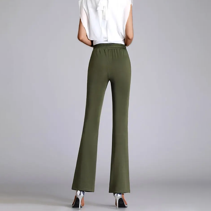 FABIENNE FLARED TROUSERS BY VITTORIA VELURE™