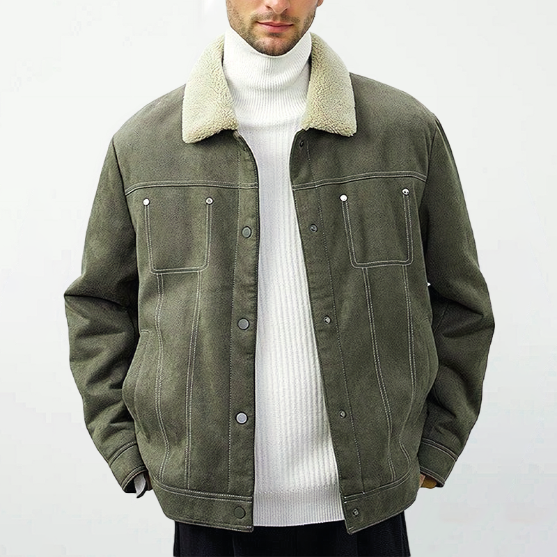 CRUSADER SHERPA EDGE LEATHER JACKET