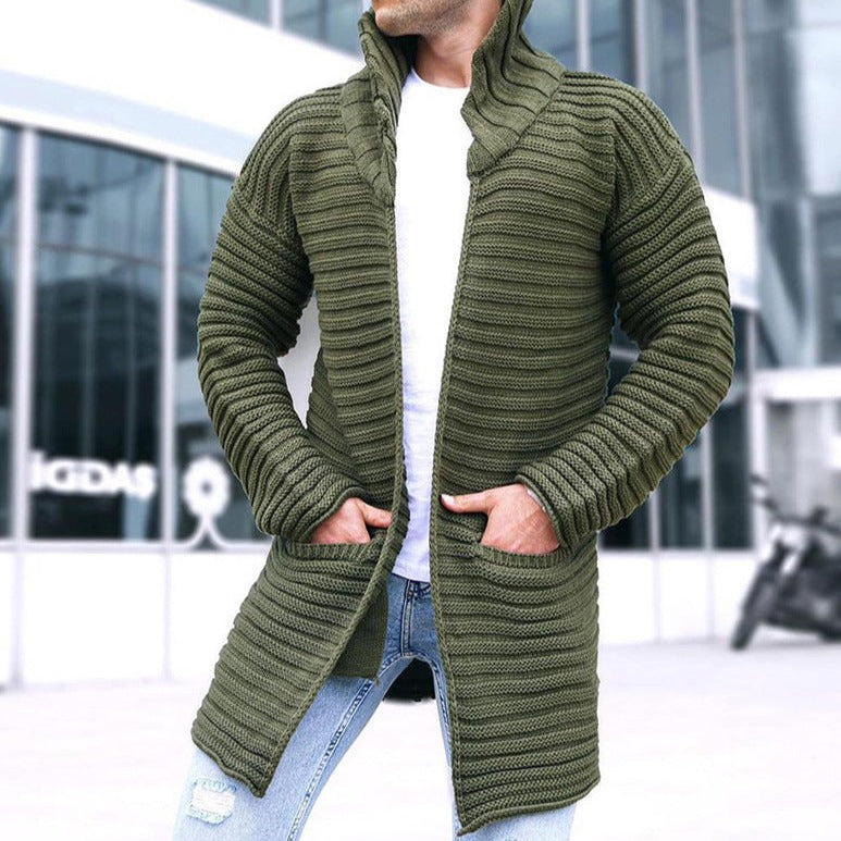 BRACIANNO KNITTED WOOL CARDIGAN