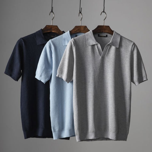 Hayden Chase Knitted Polo Shirt