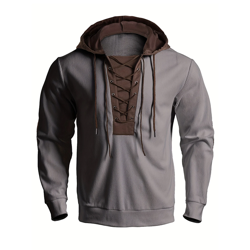 BRACIANNO CLASSIC LACE-UP HOODIE